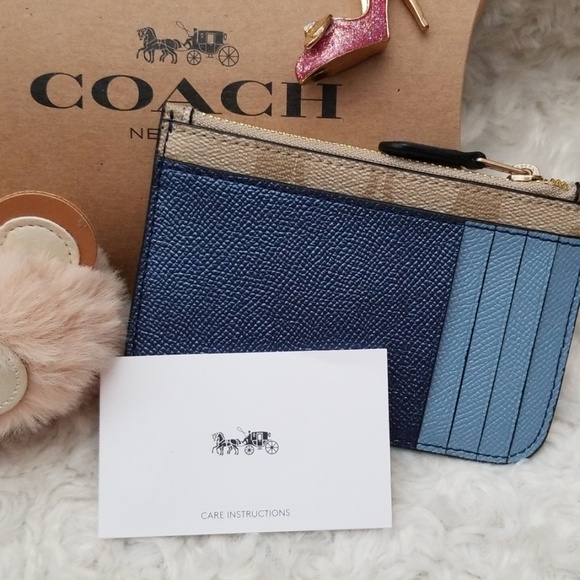 Coach Colorblock Card Case - Picture 3 of 7